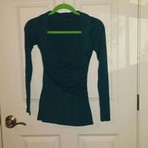 Teal 'Velvet' brand long sleeve shirt