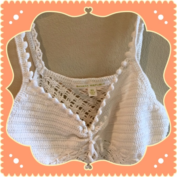 Banana Republic XS white tank top - Picture 3 of 3