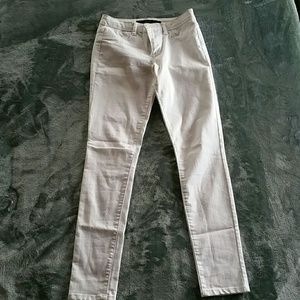 Never worn CK white skinny jeans
