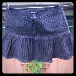 Black mini-skirt and Black Lacey vest Bundle 🌹🌹