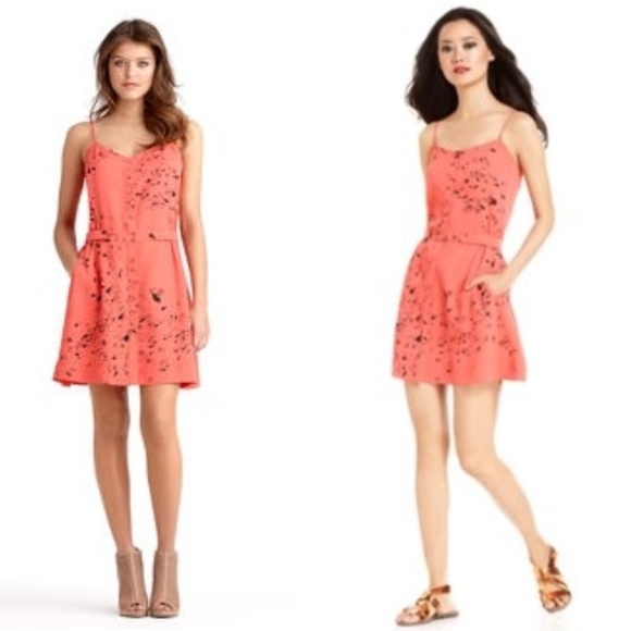 Rachel Roy Sweetheart Button Up Sleeveless Dress