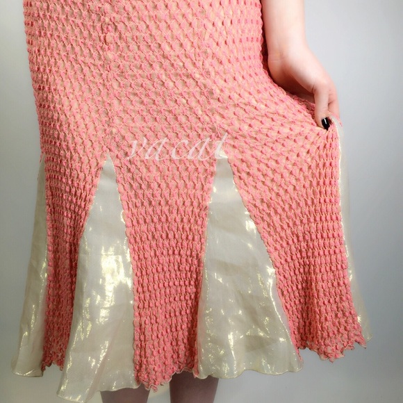 NWT Alexia Ardmor Sherbet Gold Mermaid Dress - Picture 2 of 4