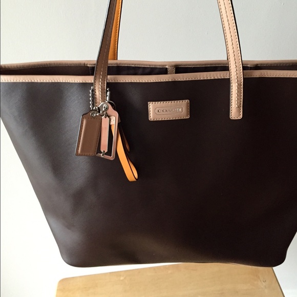 Coach Brown Leather Tote