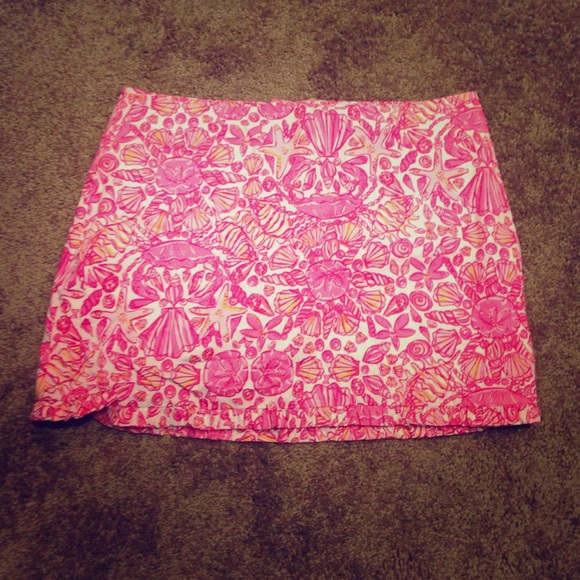 Lilly Pulitzer skirt.