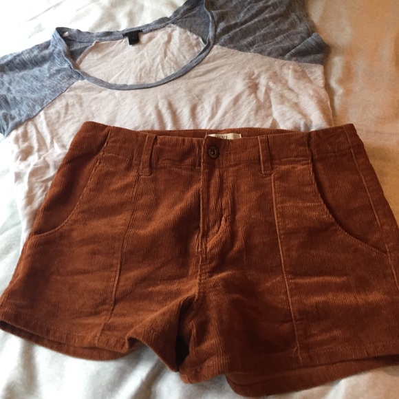 60s vibe corduroy shorts
