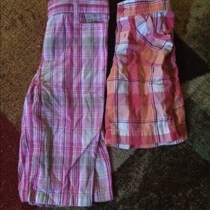 Girls capris and shorts