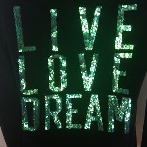 Live love dream sparkley jacket!!