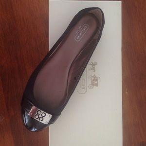 Coach London Signature Flat (BLACK)