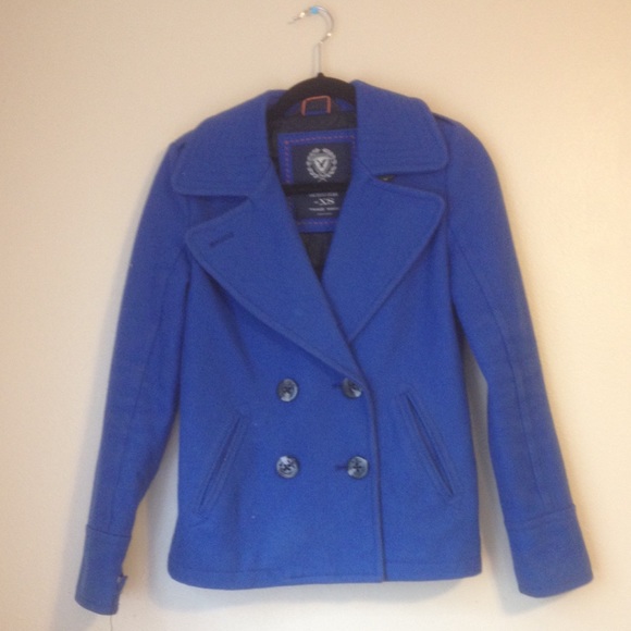American Eagle Royal Blue Peacoat