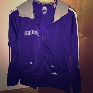 WOMENS ADIDAS ZIP UP