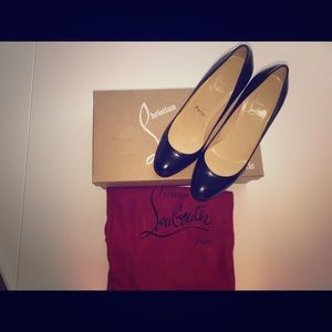 Christian Louboutin simple pump 85 black