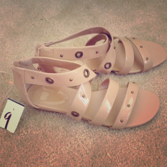 Nude sandals
