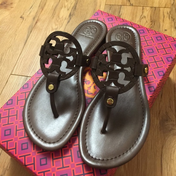 Tory Burch Miller Sandal in Chocolate