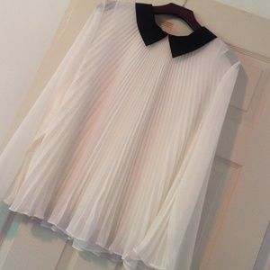 Vince Camuto pleated blouse