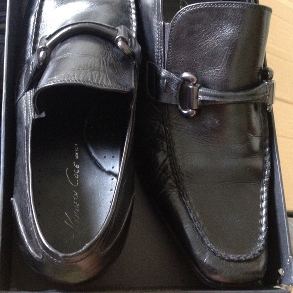 Kenneth Cole black leather dress shoes - Picture 2 of 4