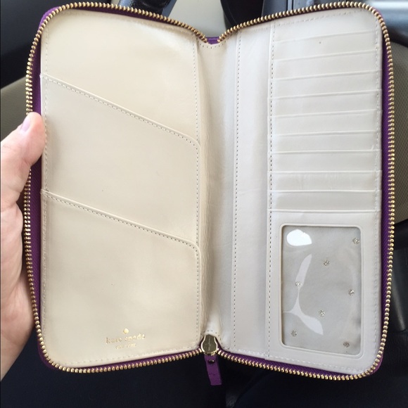 Sold!!! Purple travel wallet - Picture 2 of 4