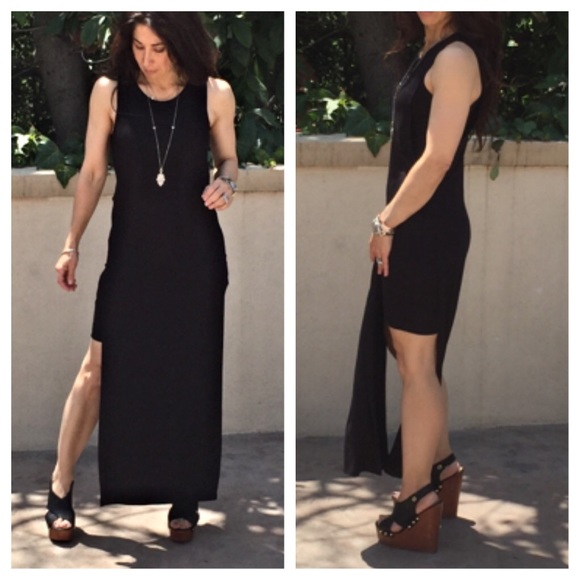 💥💥💥Chic black twofer dress SALE - Picture 2 of 3
