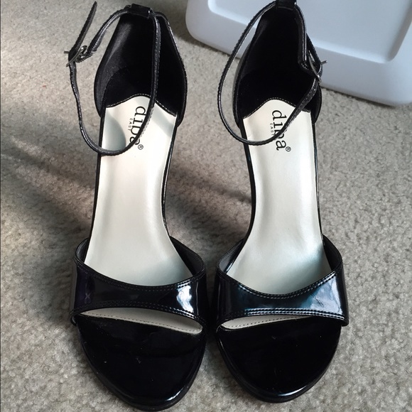 Black Heels with Strap
