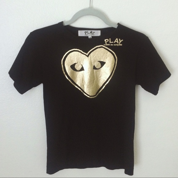Gold CDG shirt