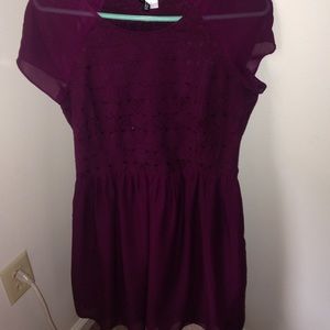 Maroon dress