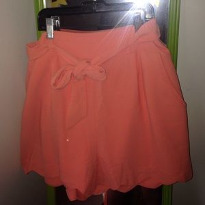 Peach shorts