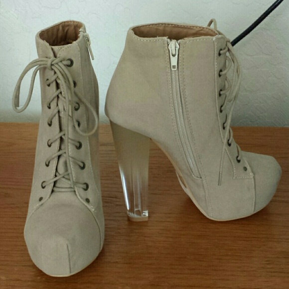 Creme ombre heels