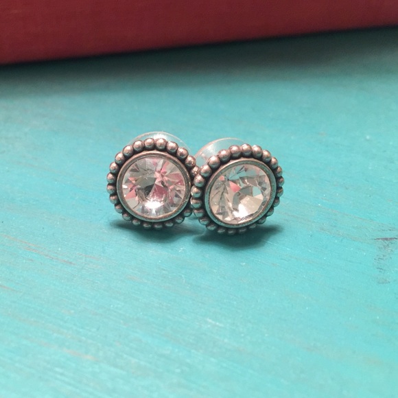 Brighton diamond stud earrings
