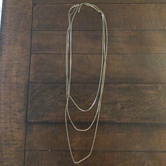 Layered chain necklace