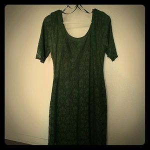 Hunter Green Banana Republic Dress