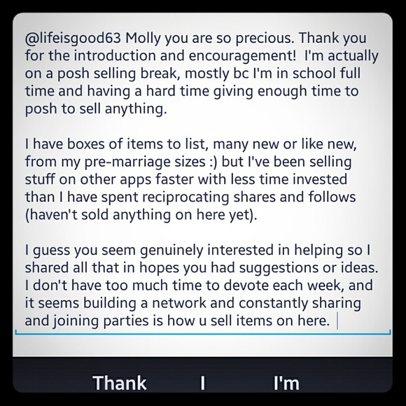 Note to Molly