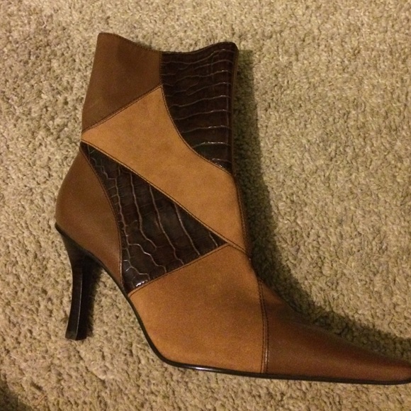 Leather boots