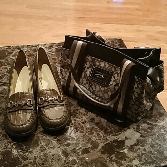 Tommy Hilfiger Bundle Shoes and Purse - Picture 1 of 4