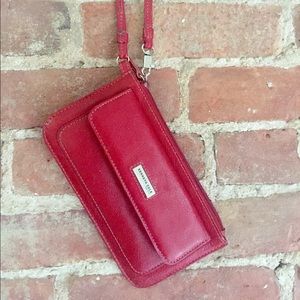 Kenneth Cole Red Wristlet