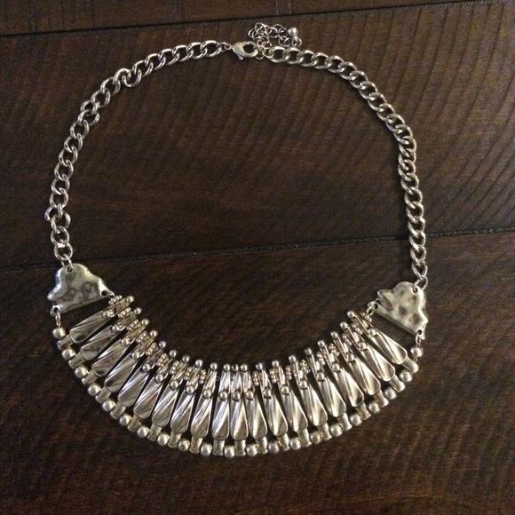 Gold collar necklace