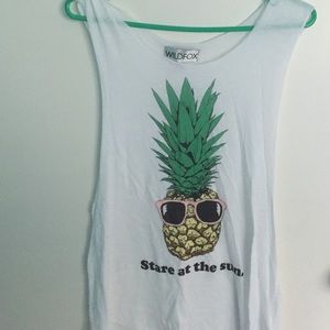 🍍 WILDFOX Muscle Tank pineapple