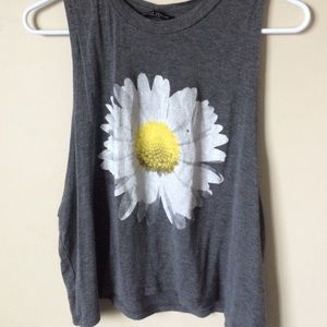 Loose daisy muscle tee tank top
