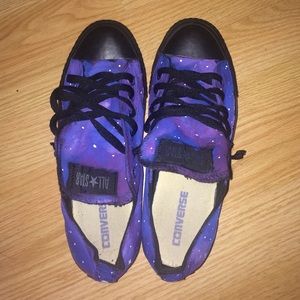 Hand painted galaxy Chucks
