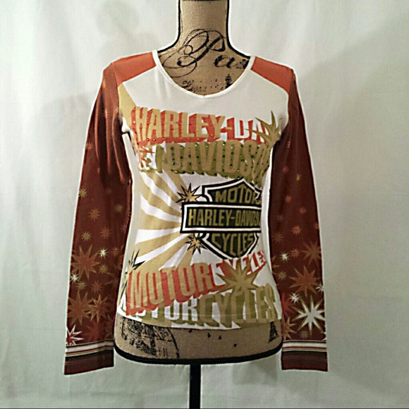 Harley Davidson long sleeve bling