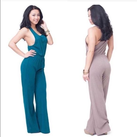 One Romper: available in Taupe and Emerald NWOT