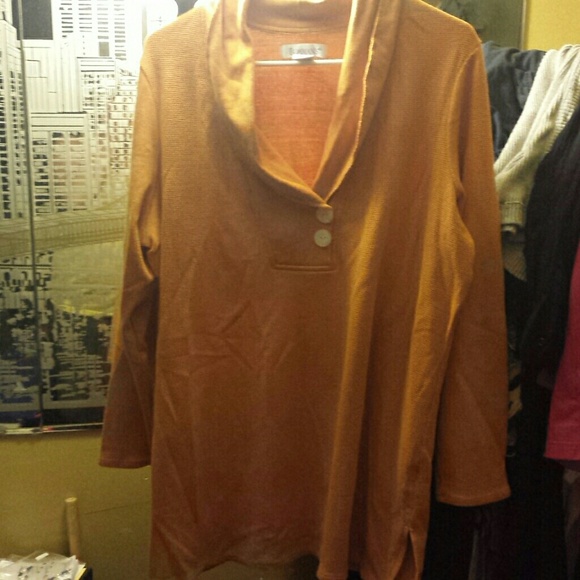 🌟SOLD🌟 Womans Mustard Thermal Shirt