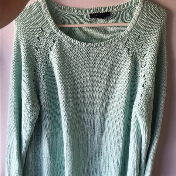 Forever 21 Teal Knit Sweater