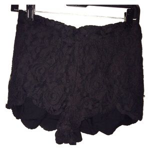 Pins & Needles lace shorts from Urban Outfitters.