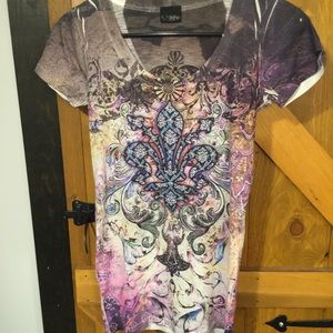 Daytrip multi color embellished tshirt