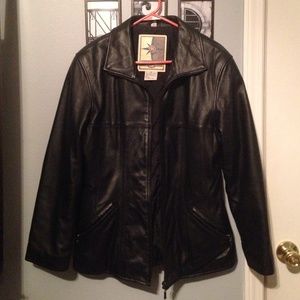 Genuine Black Leather Jacket
