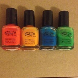 Neon nail polish set