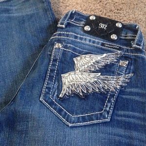Miss Me Angel Wing Bootcut Jeans