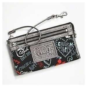 Coach Wristlet- poppy collection