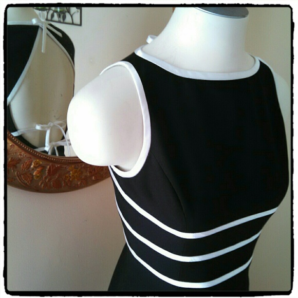 🌼HOST PICK!🌼Papell Boutique Black & White Dress - Picture 4 of 4