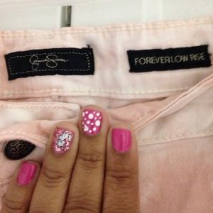 Jessica Simpson Tie Dye "Peach Whip" Jeans 22W