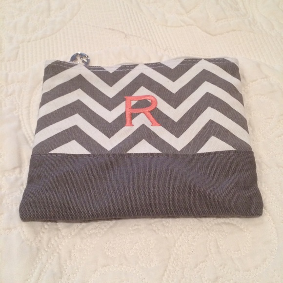Thirty-One embroidered makeup bag